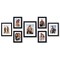 Americanflat 11x14 (1), 8x10 (2), 5x7 (4) Gallery Wall Frame Set - Set of 7 - Collage Wall Art Decor - Shatter Resistant Glass - Adjustable Hanging Hardware - Includes Easels